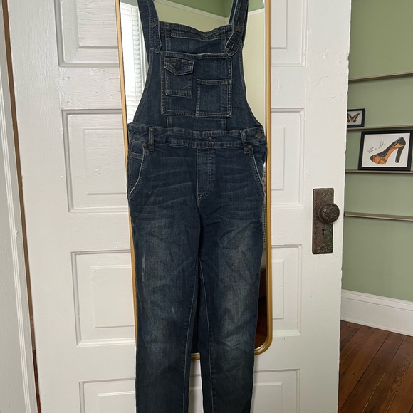 Free People Washed Denim Overall - Picture 4 of 6